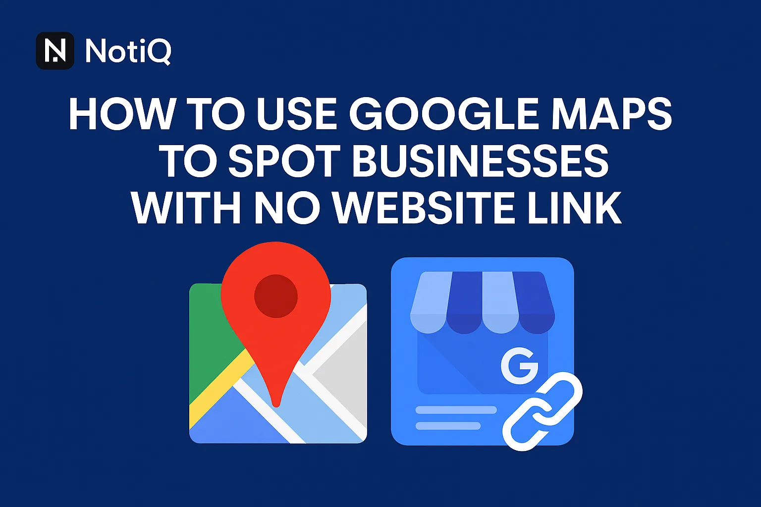 A person using Google Maps on a laptop, searching for local businesses without website links, with a map displayed on screen.