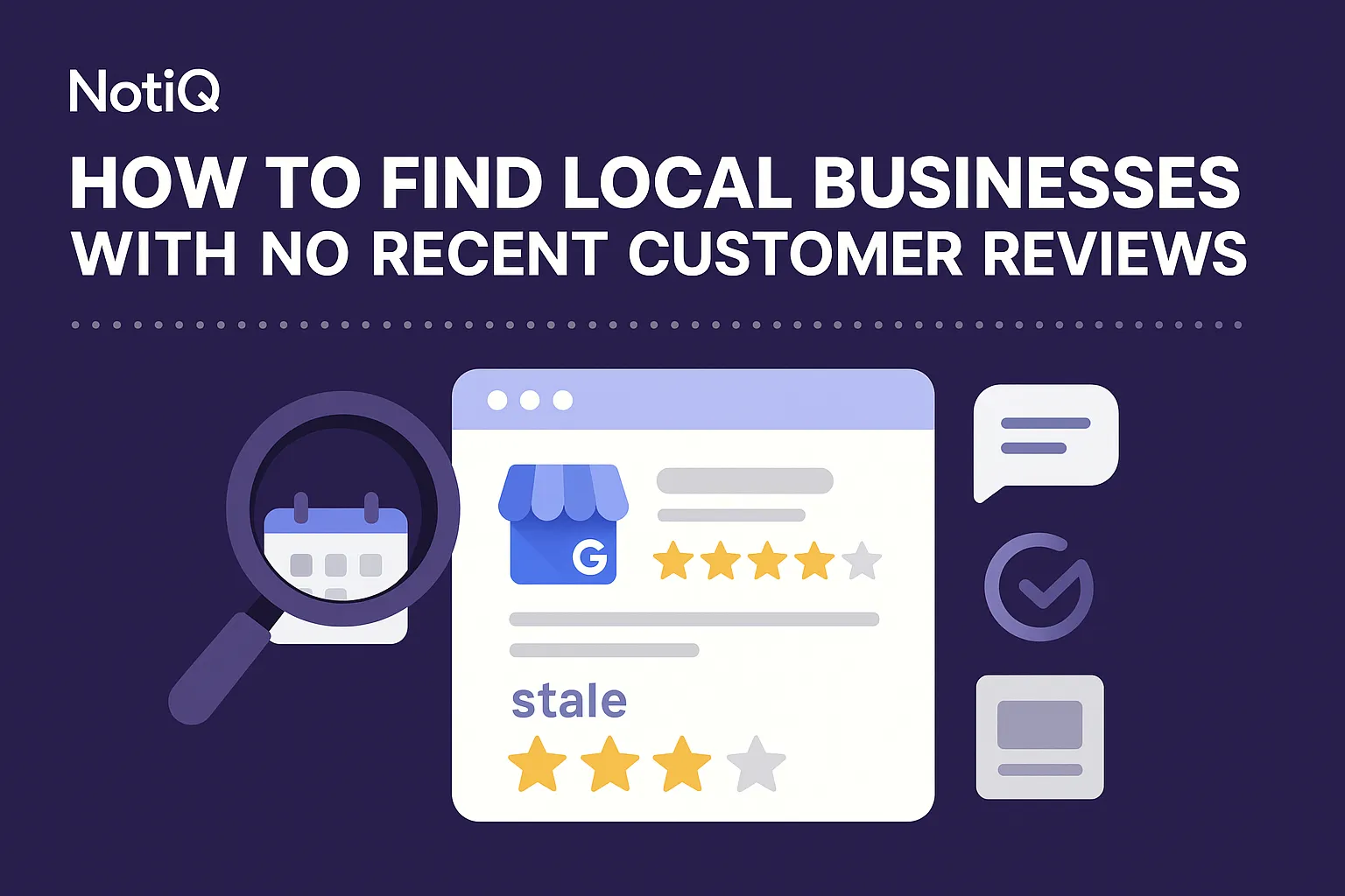 A person analyzing a computer screen displaying a map with local businesses and outdated reviews highlighted.
