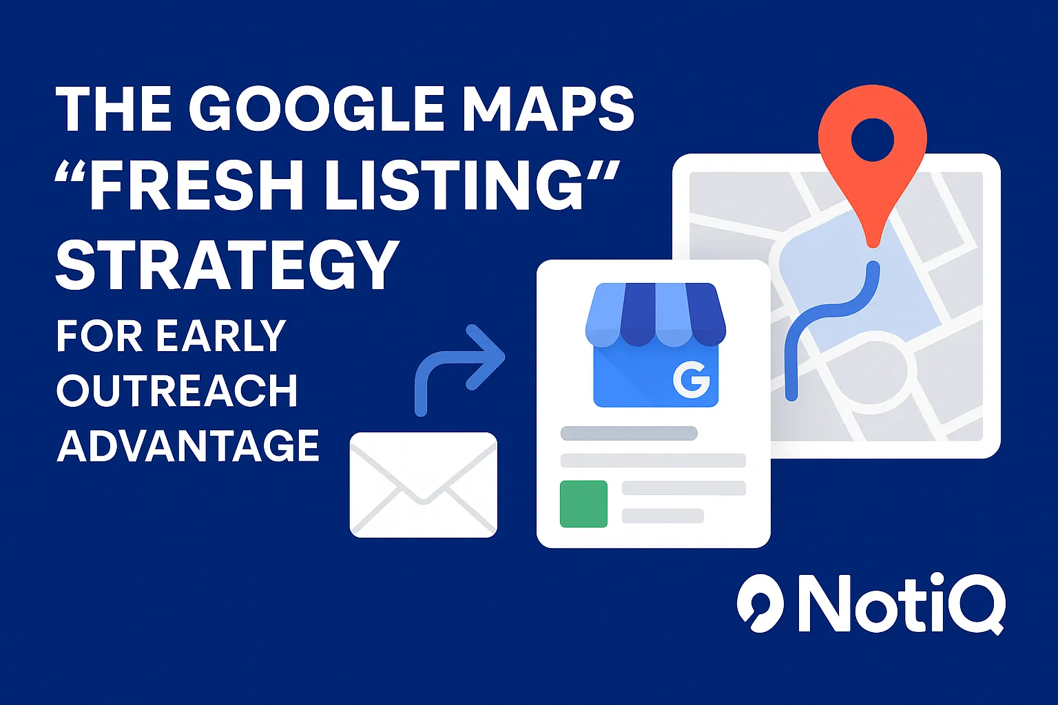 A person analyzes a Google Maps screen displaying fresh business listings, symbolizing lead generation strategies.