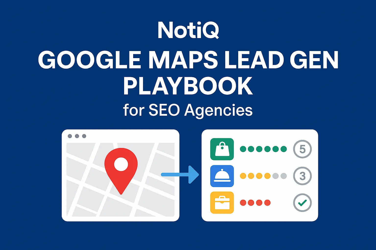 An SEO agency team collaborates over a laptop displaying Google Maps, highlighting local business opportunities for lead gene