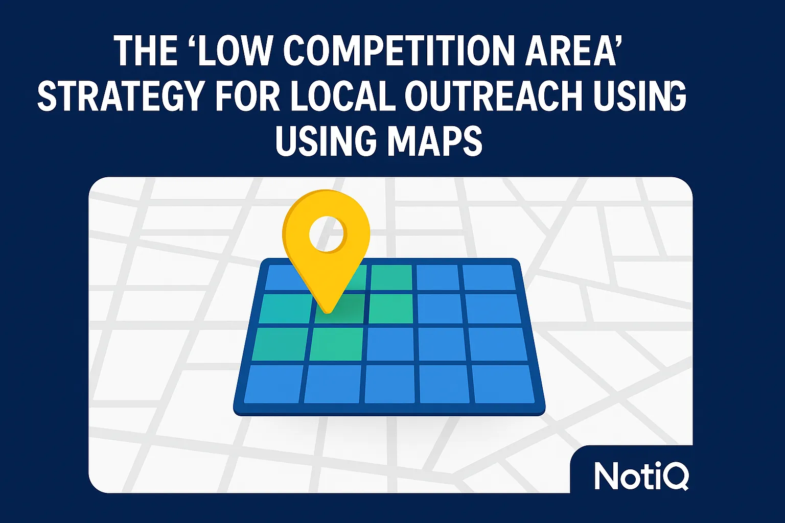 A person analyzing a map with highlighted underserved areas for local outreach strategies.
