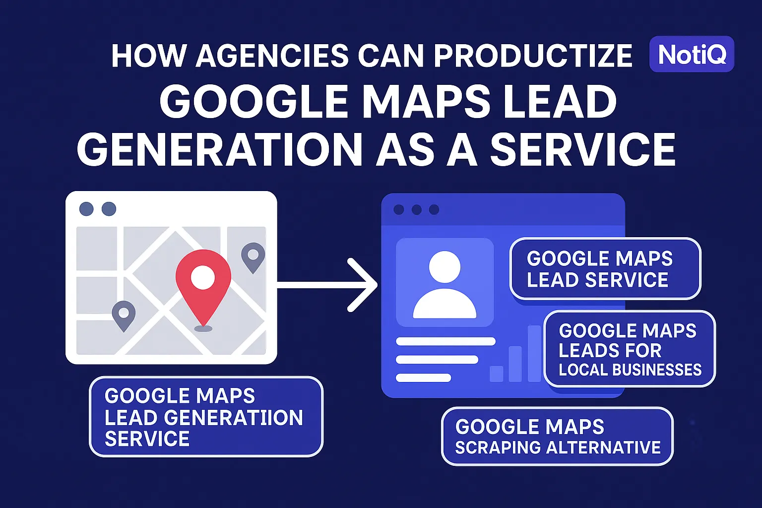 A laptop displaying Google Maps with charts and analytics, illustrating lead generation strategies for agencies.
