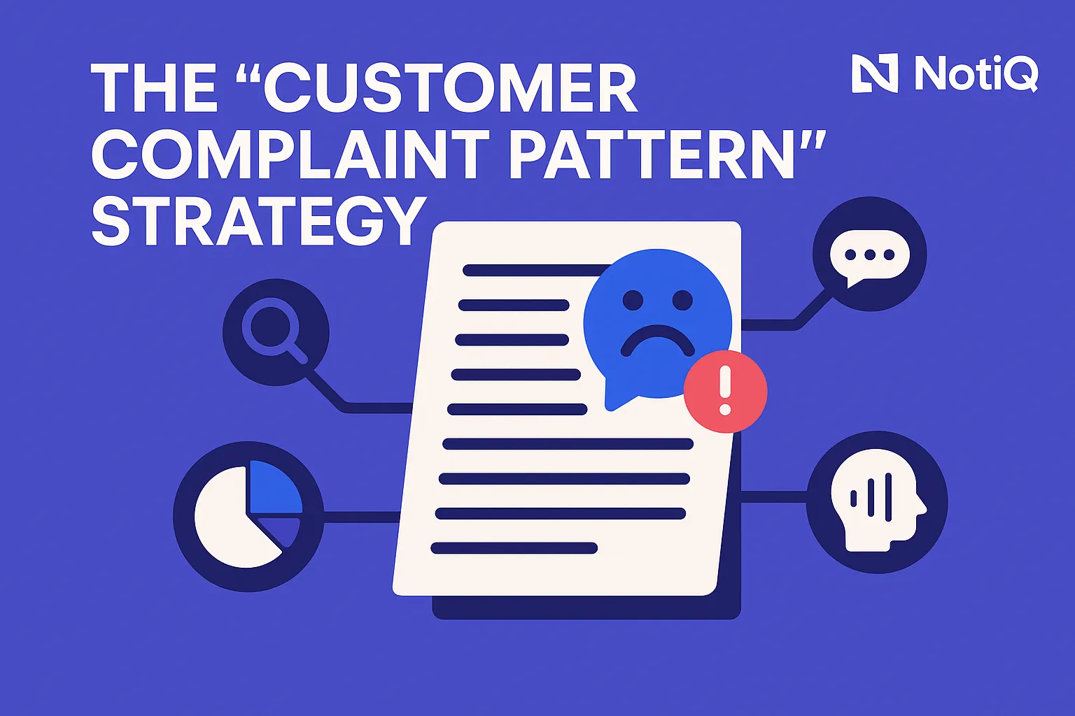 A strategist analyzes customer complaints, revealing patterns on a digital display for targeted outreach opportunities.