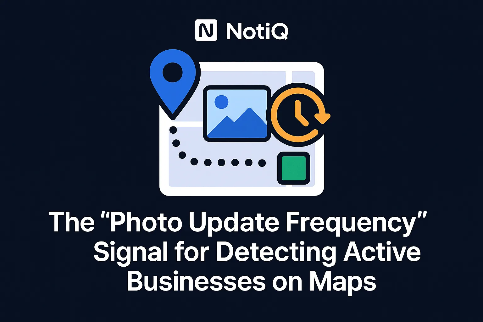 Graph showing the relationship between photo recency and active business listings on Google Maps for better lead prioritizati