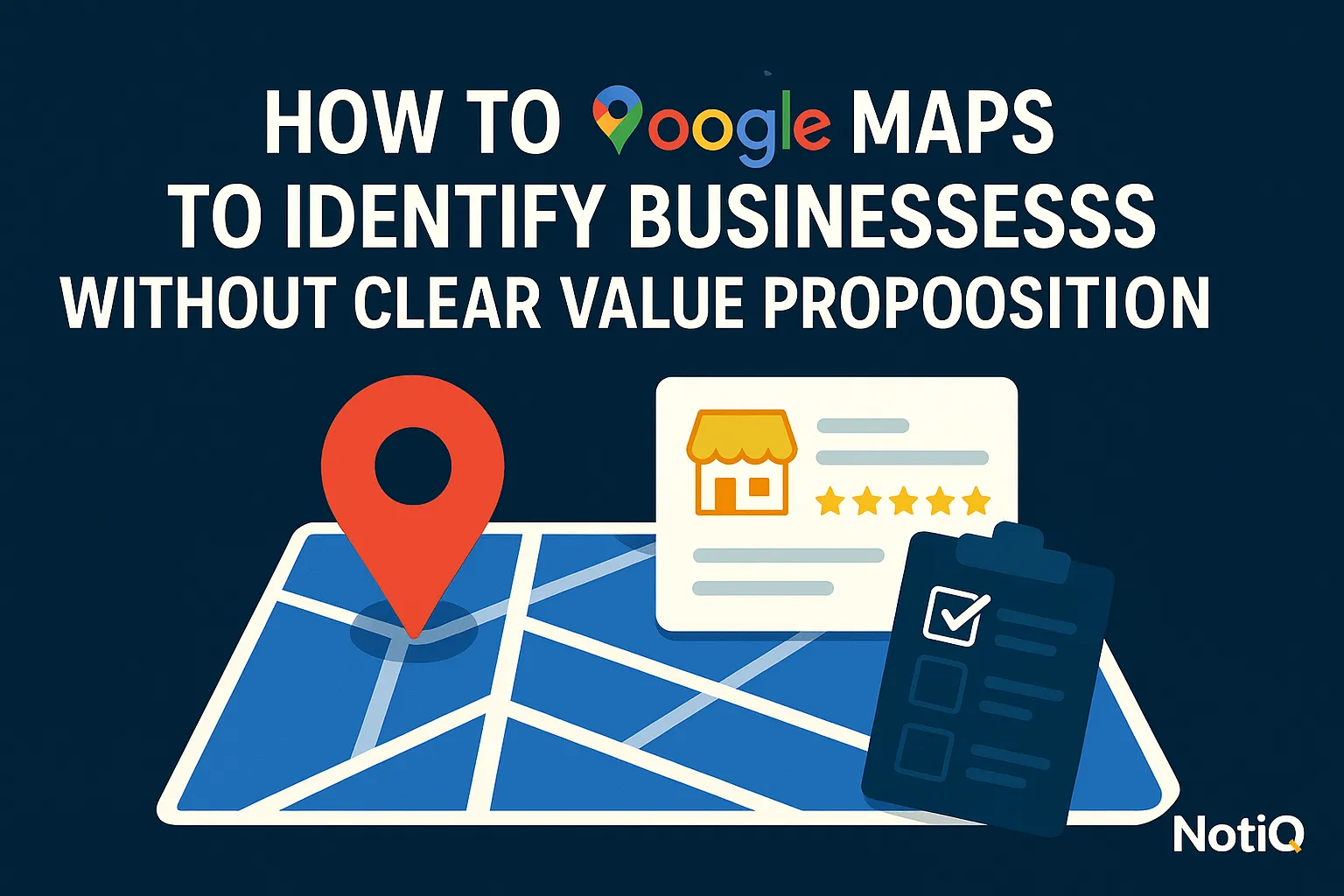 A person analyzing a Google Maps interface displaying various business listings and competitor information.