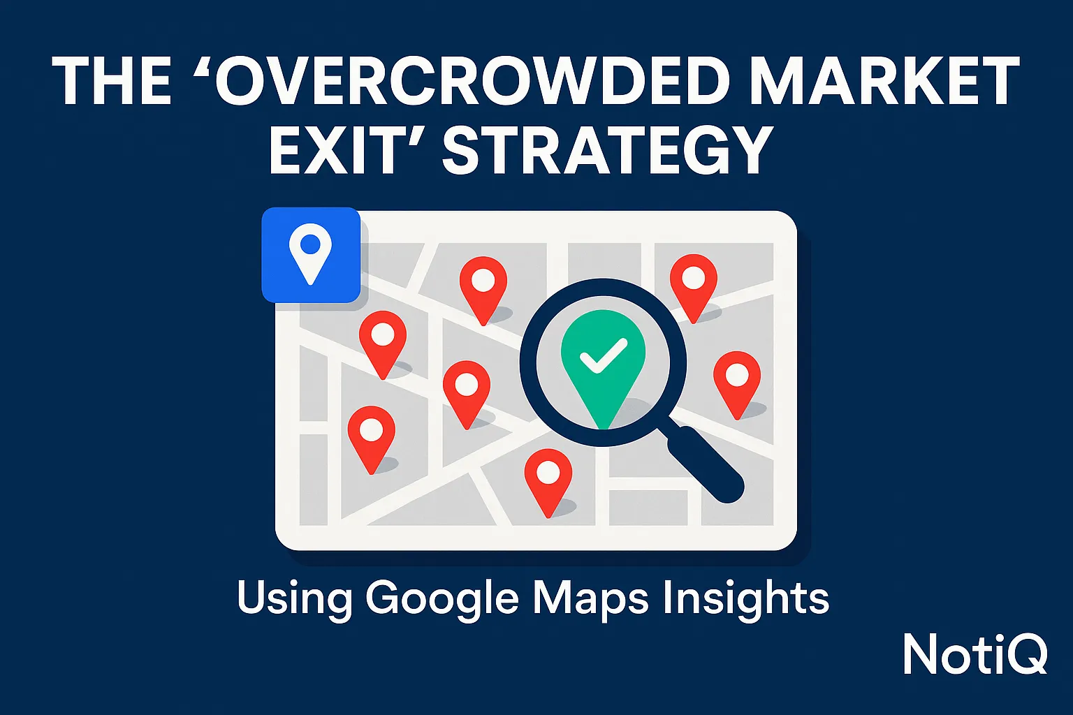 A person analyzing Google Maps on a laptop, highlighting dense market areas and potential growth opportunities.